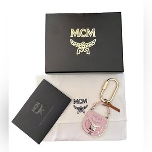 NIB - MCM Patricia Powder Pink Metal Charm
